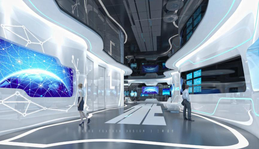 科技賦能未來:打造沉浸式企業(yè)科技展廳